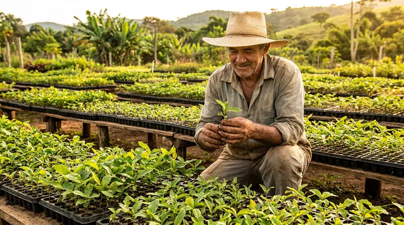 Local nurseries and agroforestry initiatives provide the economic engine necessary to keep the forest standing.
