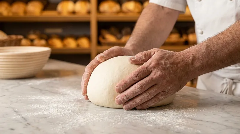 The structural integrity provided by psyllium allows gluten-free dough to be kneaded and shaped by hand.