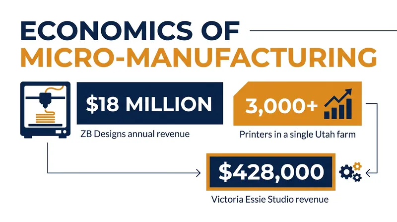 The financial scale of 3D-printing startups has rapidly expanded beyond hobbyist income.