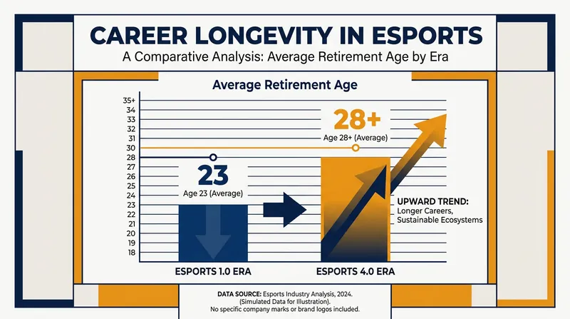 Sports science is successfully extending the careers of professional gamers well into their late twenties and thirties.