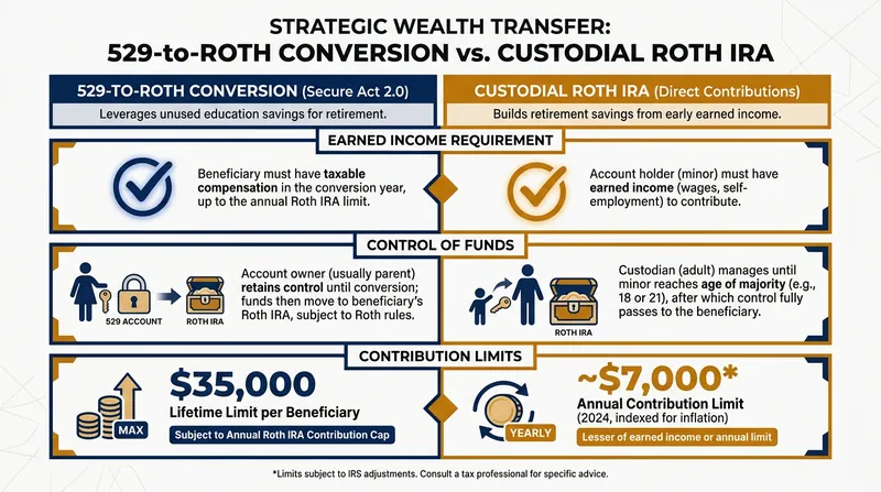 A side-by-side look at the trade-offs between the two generational wealth strategies.