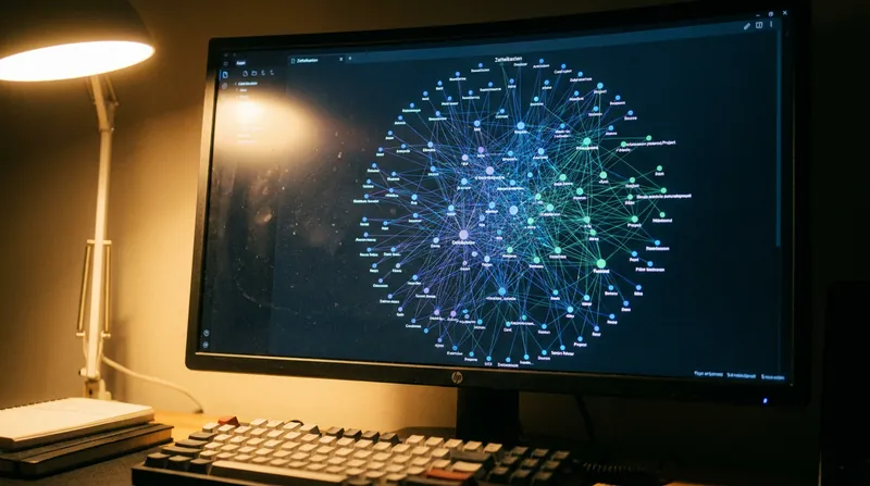 Modern PKM tools visualize the connections between disparate ideas, mimicking neural pathways.
