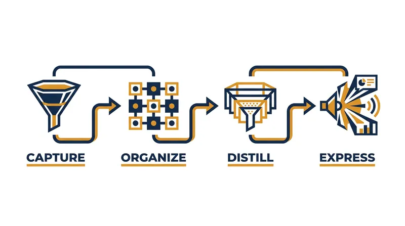 The four stages of processing information into creative output.