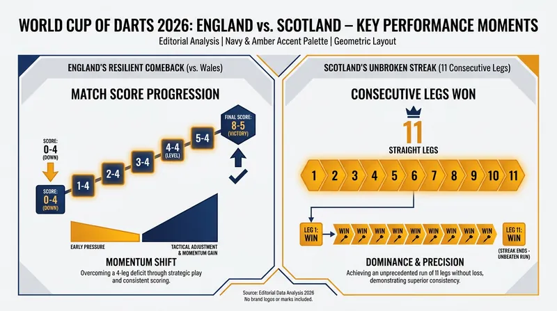 A tale of two quarter-finals: England's dramatic comeback versus Scotland's dominant streak.