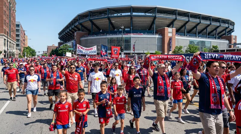 Supporter groups like the '14ers' hosted massive pre-match tailgates and marches ahead of the historic kickoff.