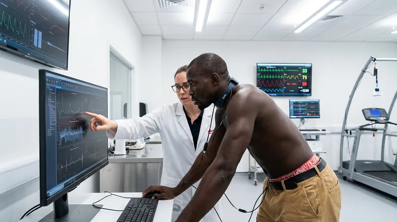 The UFC Performance Institute uses sensorimotor exercises to establish objective baseline data for fighter recovery.