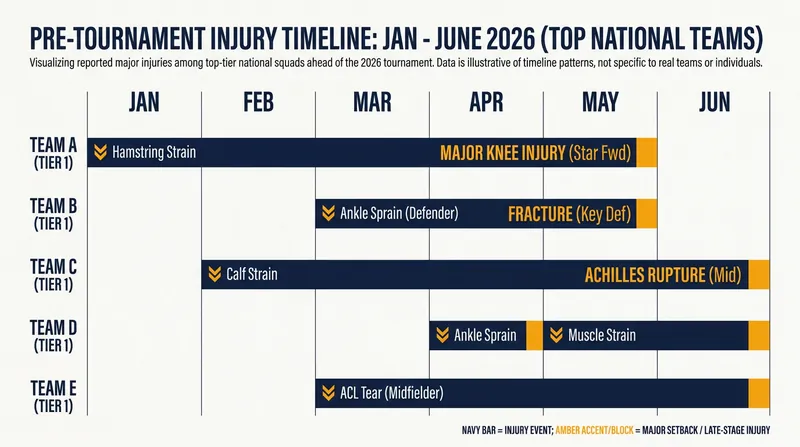 The grueling European club season resulted in a steady stream of injuries leading up to the summer tournament.