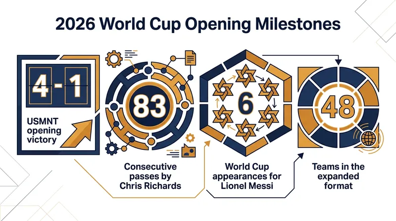 Key numbers from the opening days of the expanded 2026 World Cup.