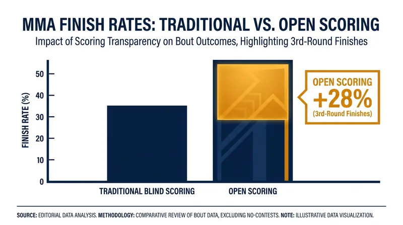 Contrary to fears of 'coasting,' data shows open scoring increases finish rates in the final round.