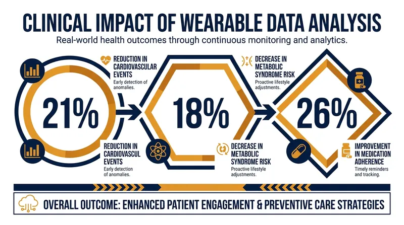 Real-world evidence demonstrates significant improvements in cardiovascular and metabolic outcomes for wearable users.