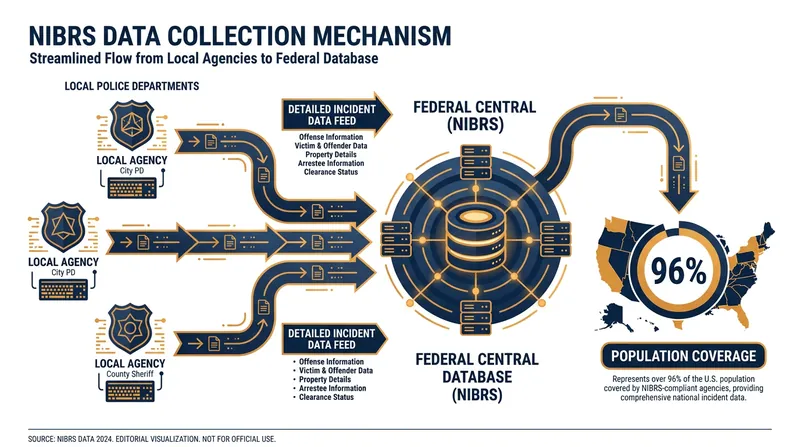 The FBI's modernized reporting system now captures data covering roughly 96 percent of the U.S. population.