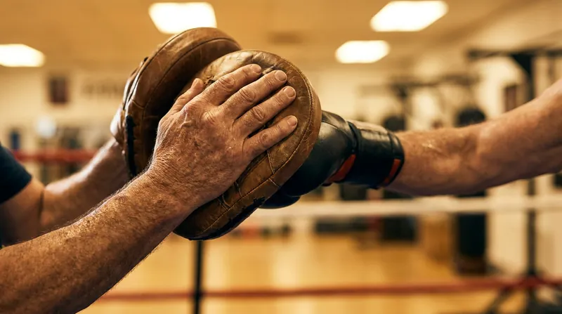 Focus mitt drills force participants to rapidly process auditory commands and execute complex motor plans.