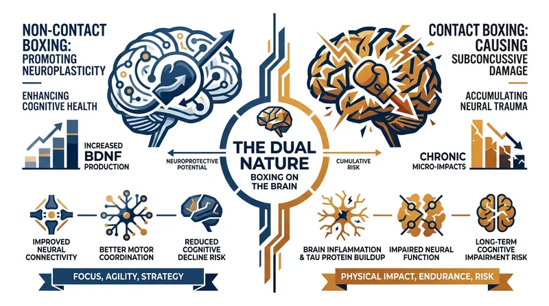 The neurological boundary: non-contact mechanics build the brain, while contact sparring damages it.