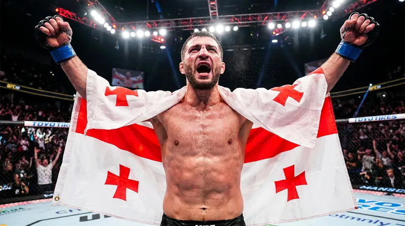 Ilia Topuria returns to the Octagon to defend his undisputed lightweight status.