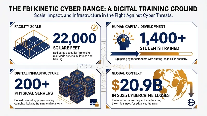 By the numbers: The scale and stakes of the FBI's new cyber training facility.