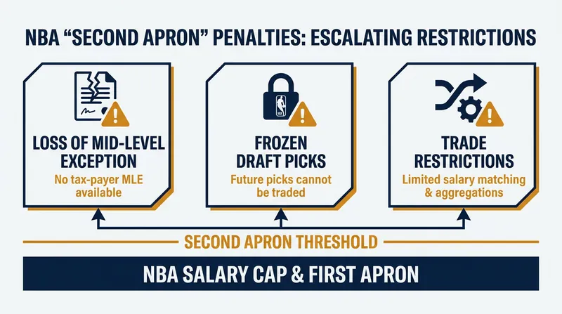 The new Collective Bargaining Agreement heavily penalizes teams that overspend, a trap the Knicks carefully avoided.
