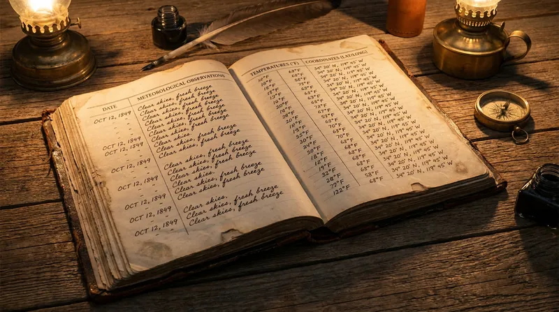 Researchers are digitizing thousands of historical logbooks to reconstruct past climate conditions.