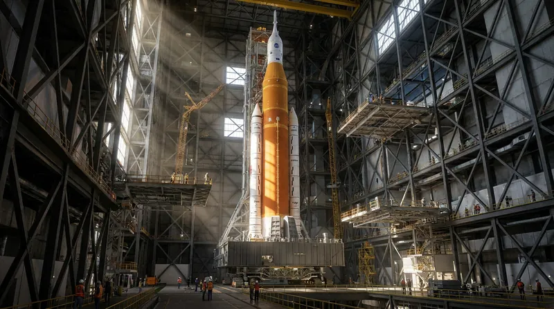 NASA's Space Launch System will carry the Orion capsule and its crew into Low Earth Orbit.