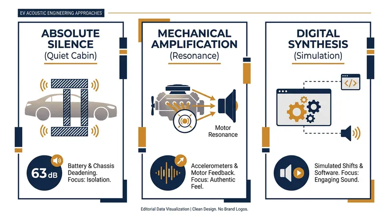Automakers are adopting radically different philosophies to engineer the 'feel' of electric vehicles.