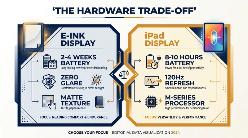 Comparing the core hardware advantages of dedicated writing tablets versus all-in-one devices.