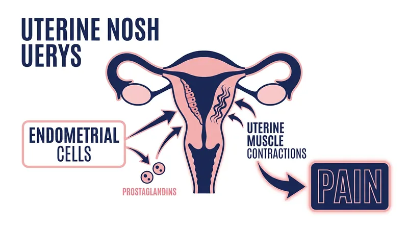 Prostaglandins are the chemical messengers responsible for triggering the intense uterine contractions that cause period pain.