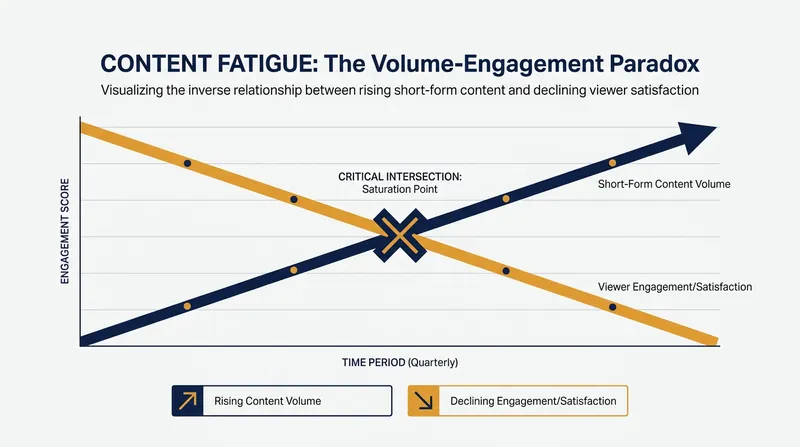 As the volume of short-form content exploded, viewer satisfaction plummeted.