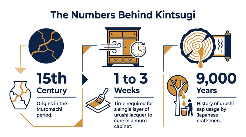 The traditional kintsugi process is a test of patience, relying on ancient materials and weeks of careful curing.