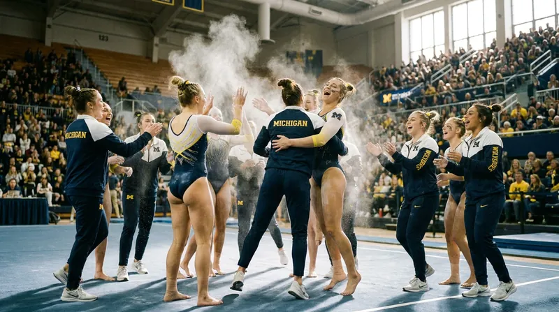 The team-focused environment of NCAA gymnastics has helped many elite athletes recover from burnout.