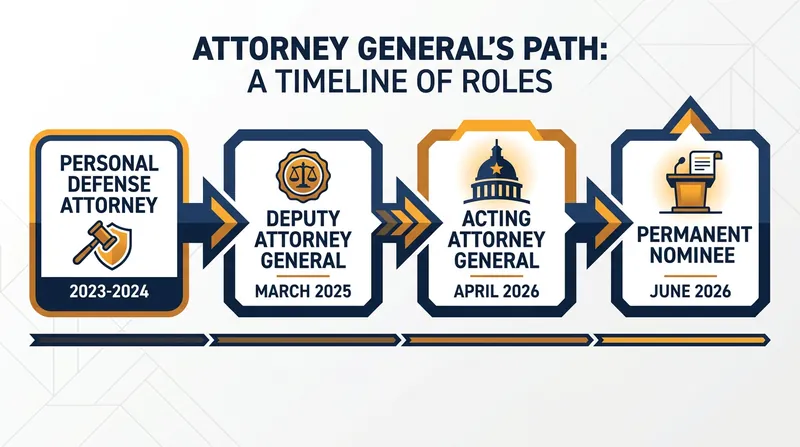 Todd Blanche's rapid ascent to the nation's top law enforcement role.