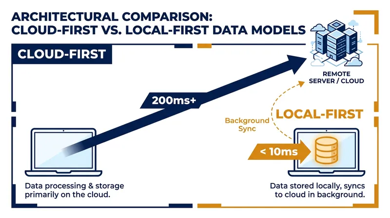 By eliminating the network round-trip for every interaction, local-first applications achieve near-zero latency.