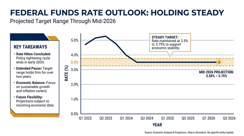 The Federal Reserve is expected to hold rates steady, maintaining a challenging environment for corporate borrowing.