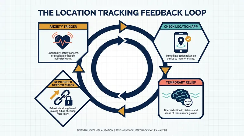 Psychologists warn that relying on digital maps to self-soothe can create an anxiety feedback loop.