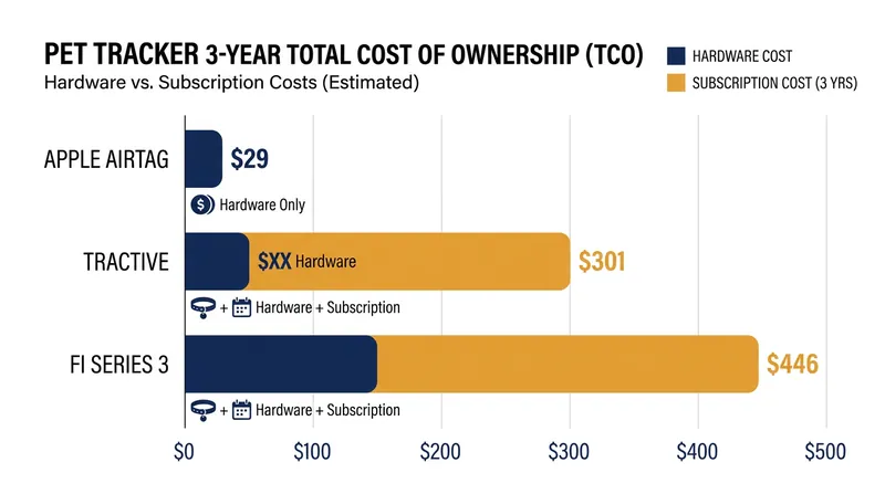 While Bluetooth trackers have a low one-time cost, cellular GPS devices require ongoing subscription fees.