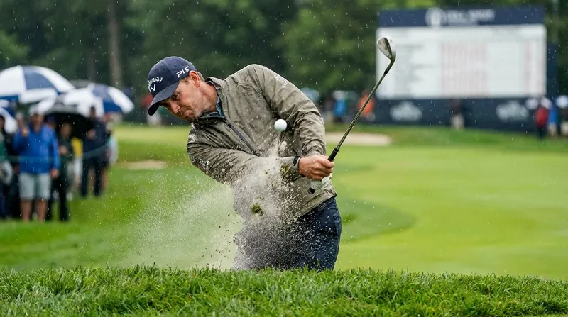 Cauley's defining moment came on the 12th hole, where he holed a 93-foot chip to take command of the tournament.
