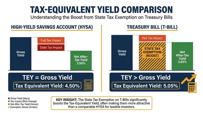 For investors in high-tax states, the state-tax exemption on Treasury interest significantly boosts effective yields.