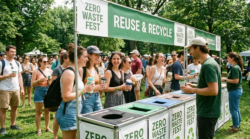 Aggressive recycling and composting efforts kept over 114,000 pounds of waste out of local landfills.