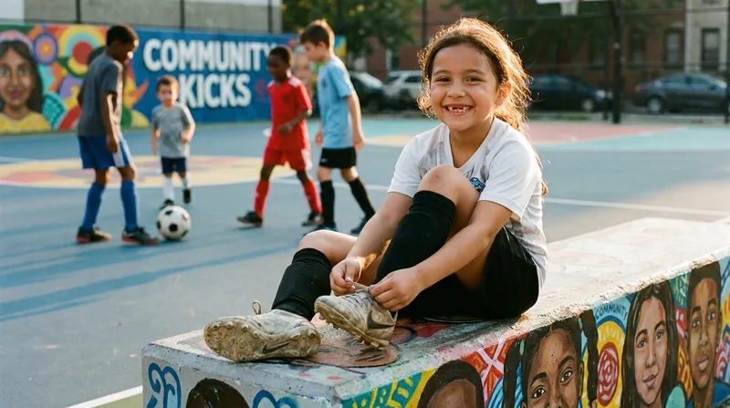 Corporate and professional sports partnerships have accelerated the nationwide rollout of community soccer courts.