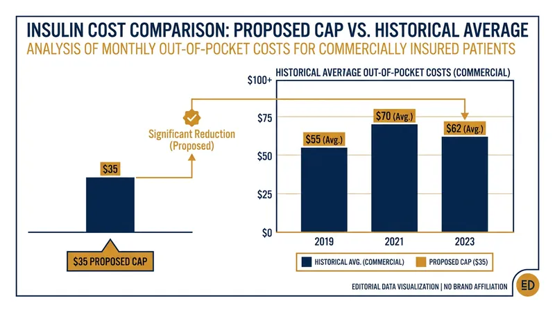 The legislation would mandate a hard $35 ceiling for patients with private and employer-sponsored insurance.