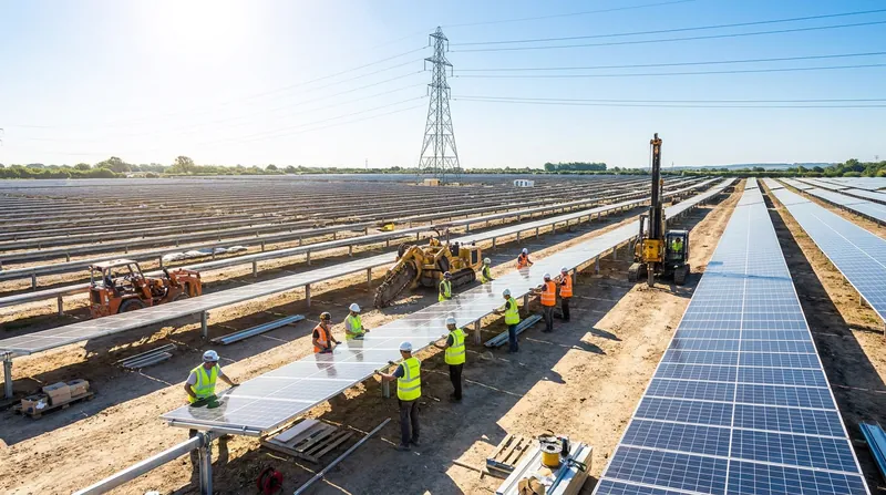 The rapid deployment of utility-scale solar projects has created an acute demand for skilled installers and electricians.