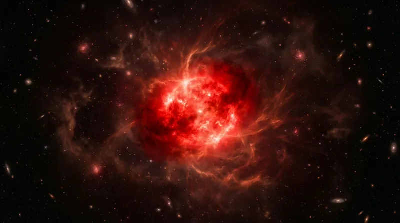 JWST has identified 'Little Red Dots'—young supermassive black holes wrapped in dense cocoons of gas, caught in their early growth phase.