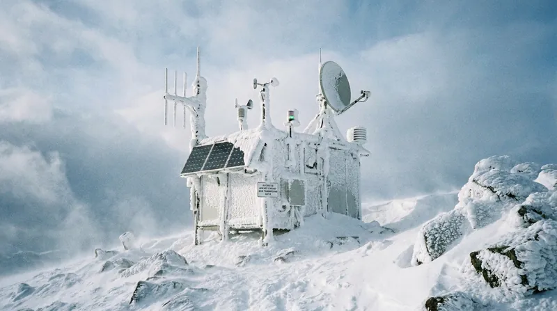 Automated stations in the Swiss Alps provide the continuous data stream required to train machine learning models.