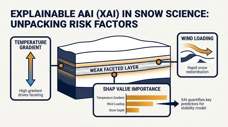 Explainable AI (XAI) allows human forecasters to see exactly which variables triggered the algorithm's warning.
