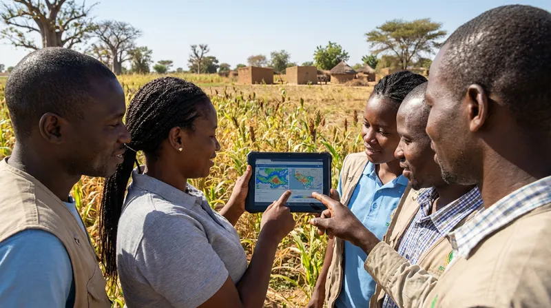 Democratized forecasting tools are enabling hyper-local weather predictions in data-sparse regions like West Africa.