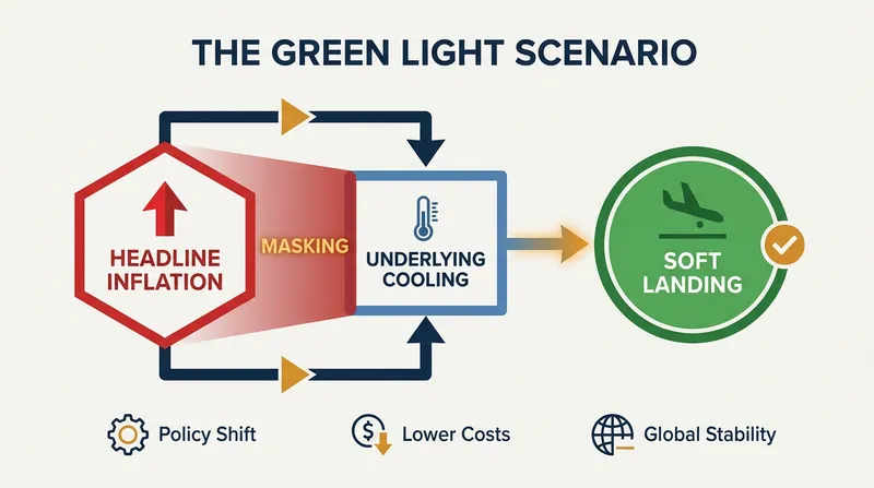 Strategists argue that lagging indicators are masking a cooling economic reality.