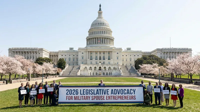 In May 2026, military spouse advocates gathered on Capitol Hill to push for federal contracting advantages.