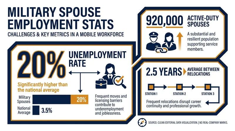 The structural barriers facing military spouses in the traditional labor market.