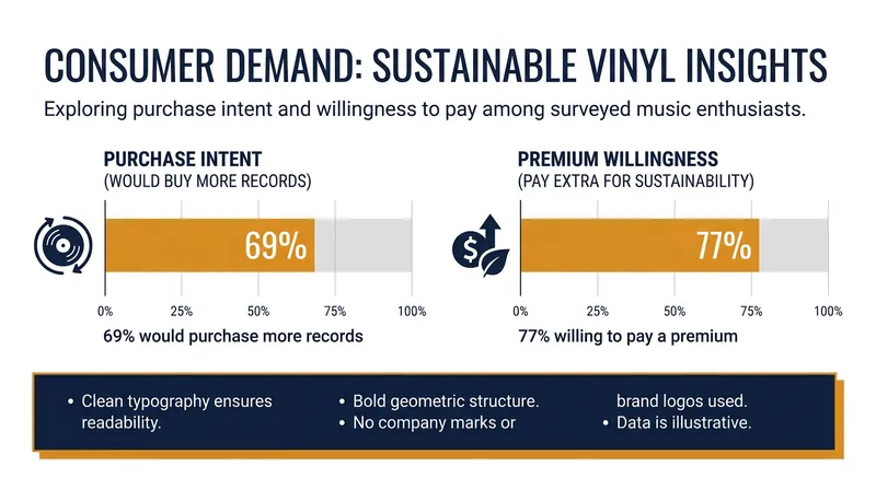 Market research indicates strong consumer willingness to support eco-conscious physical media.