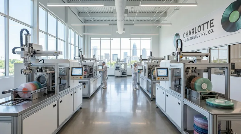 The new Charlotte, North Carolina facility boasts an initial capacity of one million sustainable records per year.
