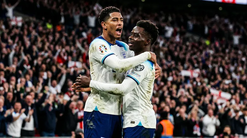 Jude Bellingham and Bukayo Saka will be tasked with providing the creative spark behind Harry Kane.