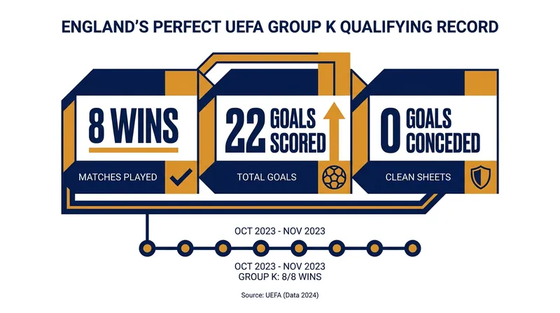 England dominated their qualifying group, becoming the only European team to not concede a single goal.
